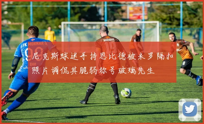 尼克斯球迷手持恩比德被米罗隔扣照片调侃其脆弱称号玻璃先生