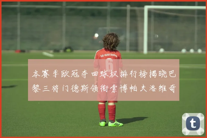 本赛季欧冠夺回球权排行榜揭晓巴黎三将门德斯领衔索博帕夫洛维奇紧随其后